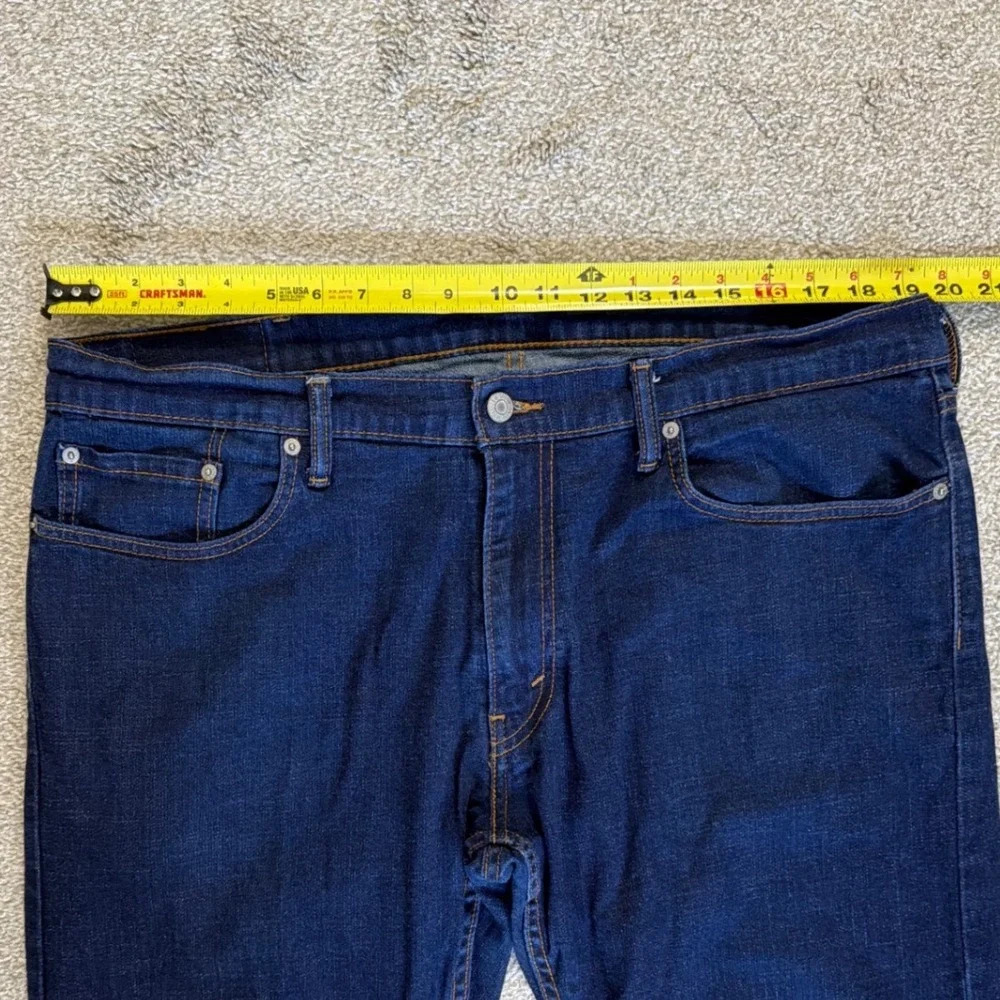 Levis‎ 514 Straight Fit Jeans Mens 38x30 Dark Wash Indigo Blue Denim Pants